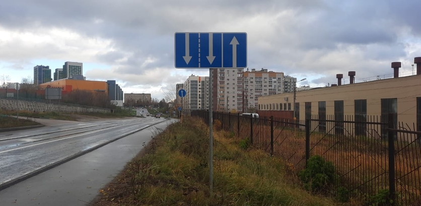 В Нижнем Новгороде завершены работы по расширению дороги на улице Деловой